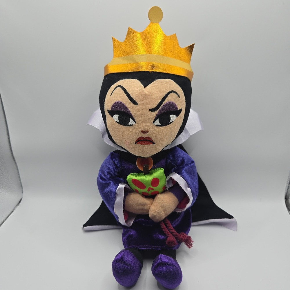 Disney Villains Evil Queen Plush Doll‎ Toy with Apple Snow White Collection